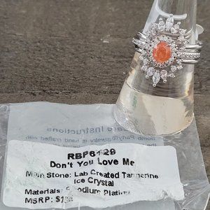 Bomb Party Ring Sz 8 RBP6129 Don't You Love Me